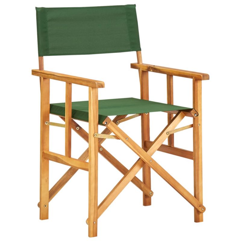 Krzesło drewniane vidaxl 45953 zielony 1 szt