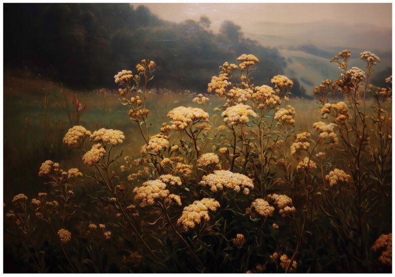 Fototapeta WALLARENA Do Sypialni Salonu Winylowa Kwiaty Vintage Natura Brązowy 400x280 cm 16353VX8 1 szt.