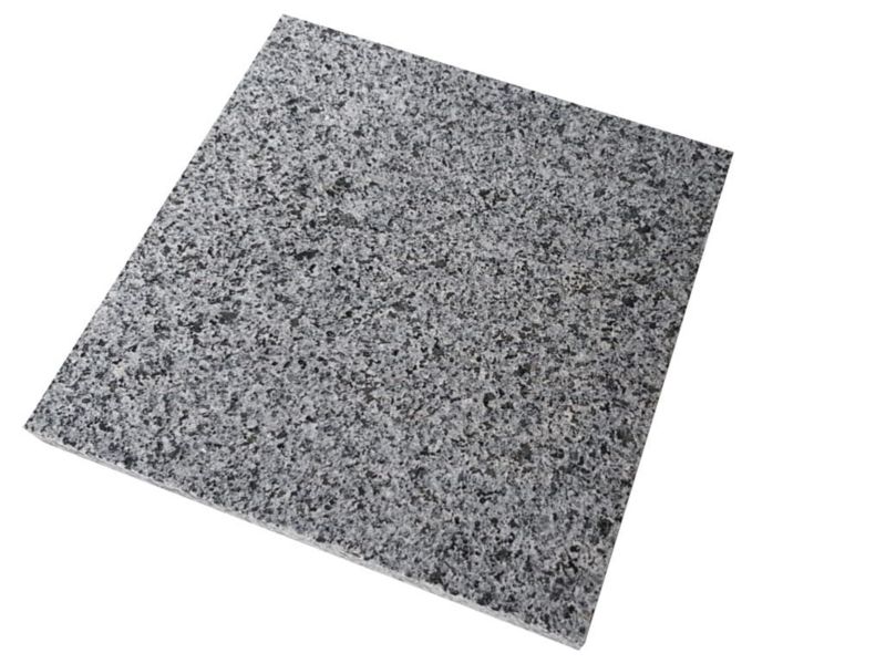 Płytka granitowa Tiles Dark Grey New G654 płomieniowana 60x60x1,5 cm 1 m2