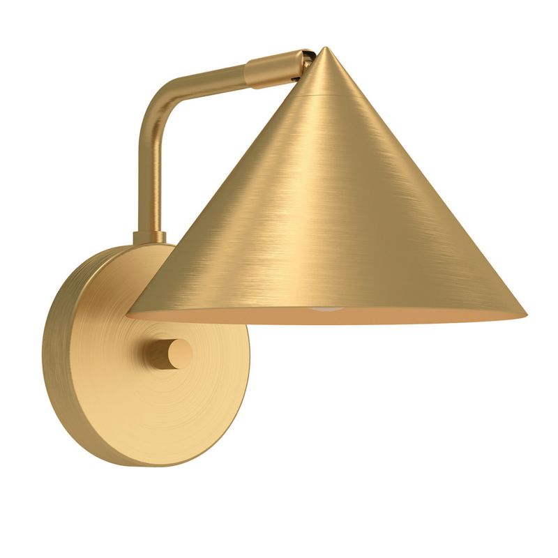 Kinkiet ścienny Alora Mood Remyck szczotkowany złoty do sypialni 1 x E27 x 60W IP20 wym: 21,3 x 19,7 x 26,7 cm - 1 szt.