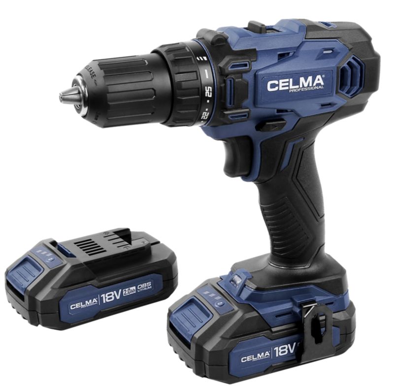 Wiertarko-wkrętarka CELMA Professional WAK-Li 18OBS 18V 50Nm 2 x 2Ah 1 szt.