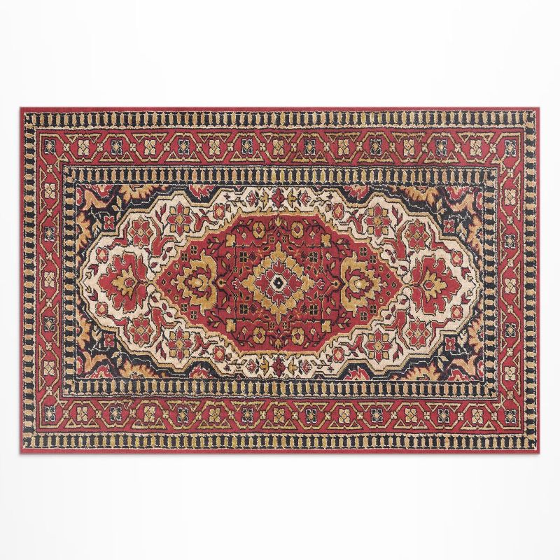 Winylowy Chodnik Zewnętrzny Wallfluent 140x210 cm Imitacja perskiego dywanu 1 szt.