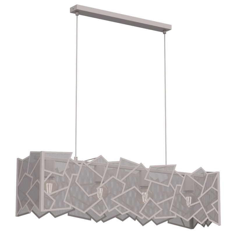 Lampa wisząca Luminex Camo beżowa 4xE27x15W IP20 wym:110x90x20,5cm - 1 szt.