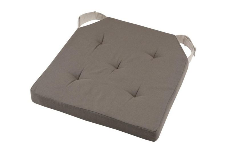 Poduszka na krzesło DUO STOF 38x38 cm pikowana taupe brąz 1 szt.