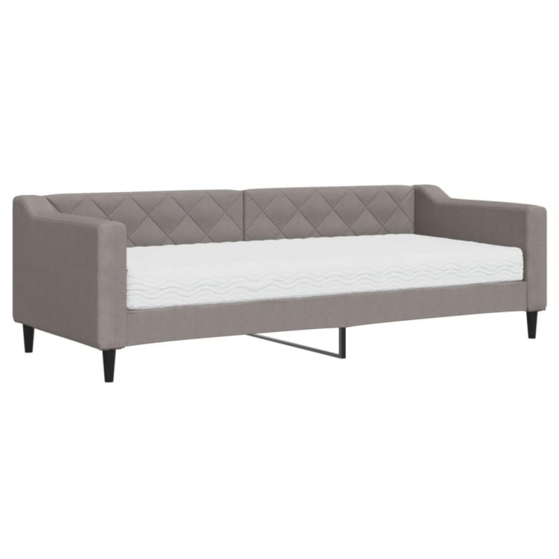 Sofa rozkładana WaszeMeble 80x200 cm Taupe tkanina WM-3197406 1 szt.