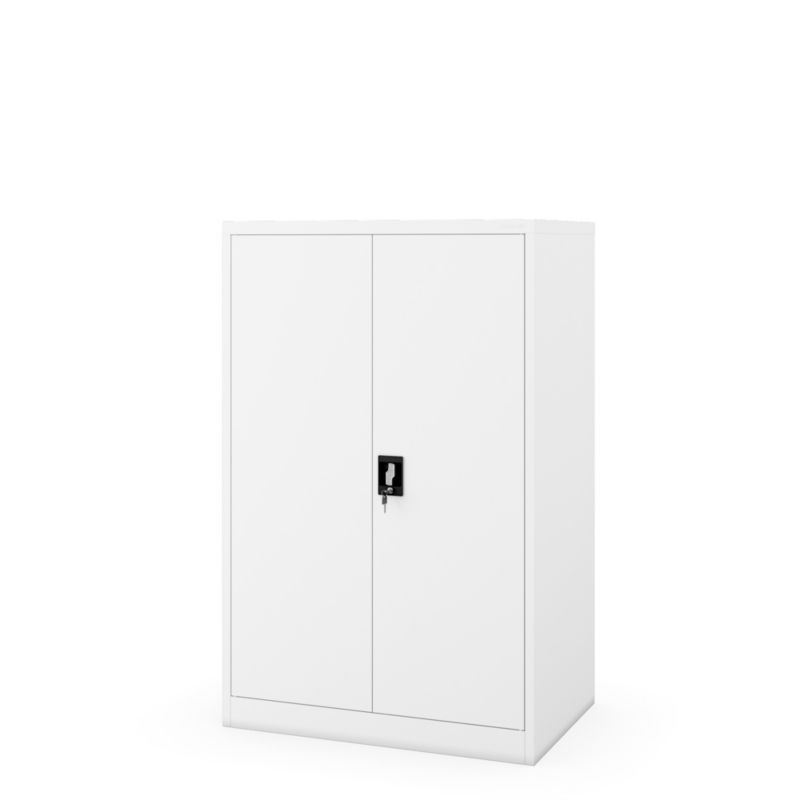 Szafa biurowa na dokumenty metalowa KEVIN D600 900 x 1400 x 600 mm biała 1szt