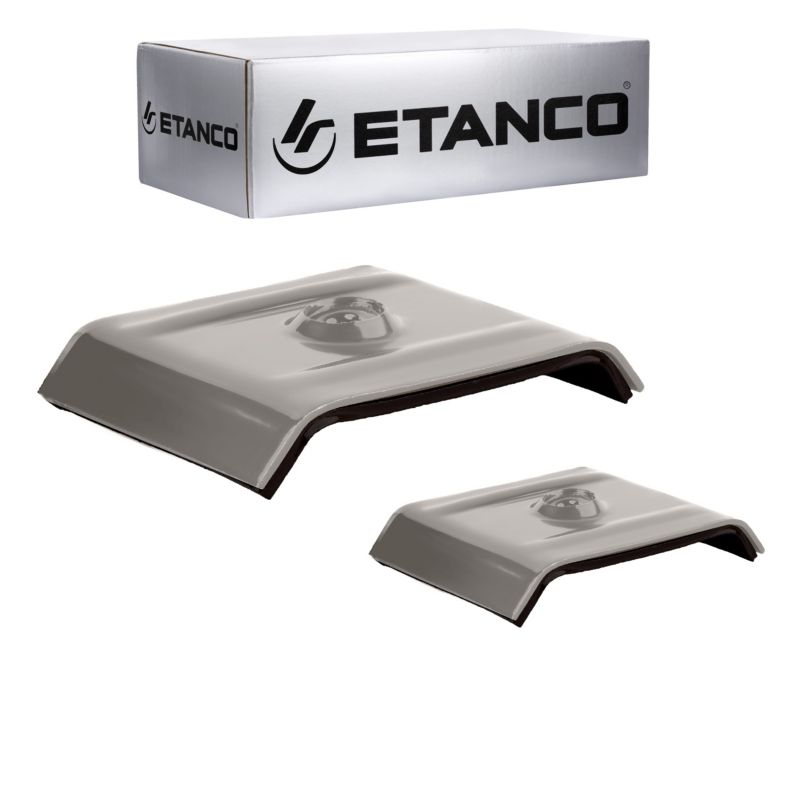 Kaloty Etanco aluminiowe do płyt warstwowych 40 mm RAL 9007 100szt
