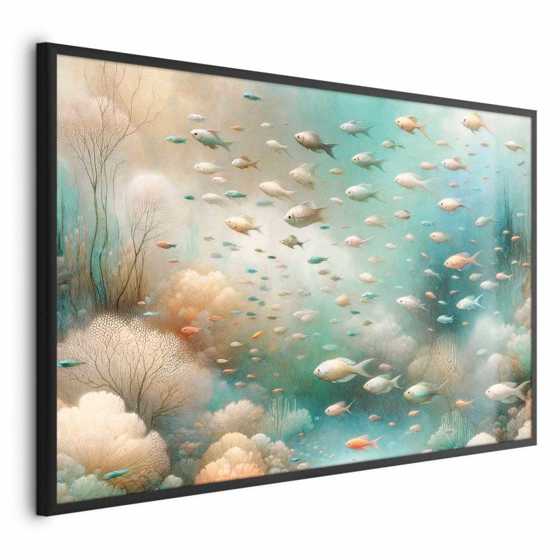 Plakat Artgeist Oceaniczne piękno 90x60 cm z ramą czarną 1 szt