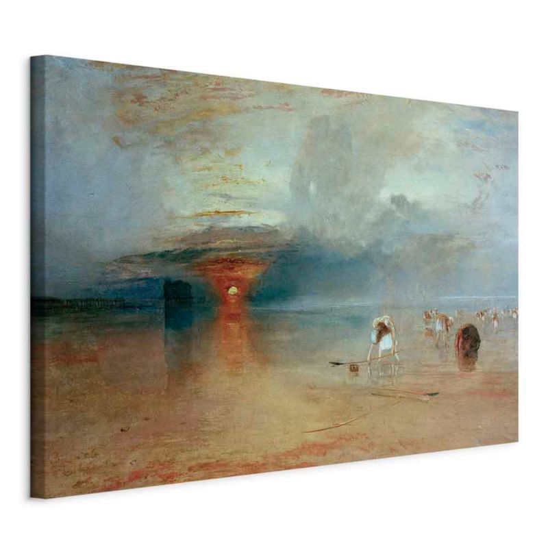 Obraz Artgeist Plaża Calais 90 x 60 cm płótno włoskie 1 szt