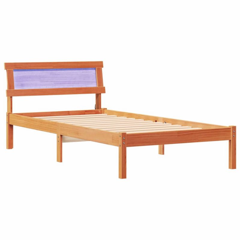 Rama łóżka WaszeMeble 90x190 cm Woskowy brąz sosna WM-872844 1 szt.