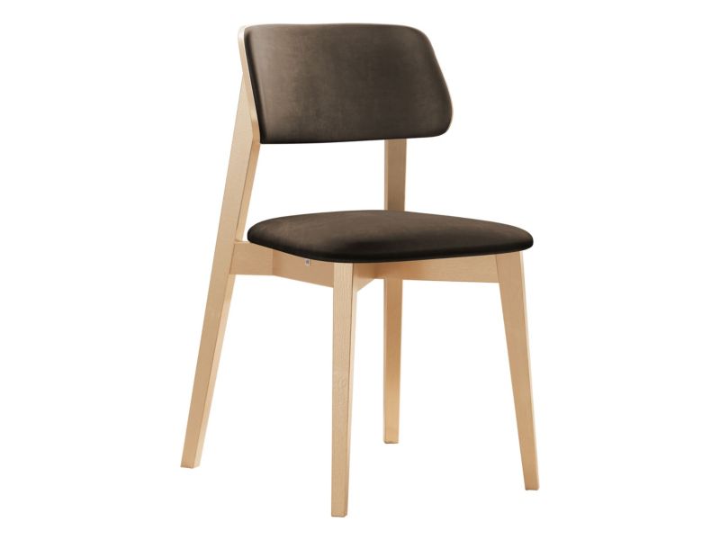 Krzesło MIRJAN 24 tapicerowane KT63/C buk/ciemny 1 szt.