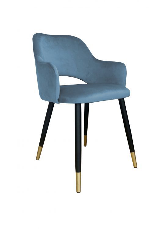 Krzesło NAPO BL VELVET GOLD szare ATOS 1 szt.