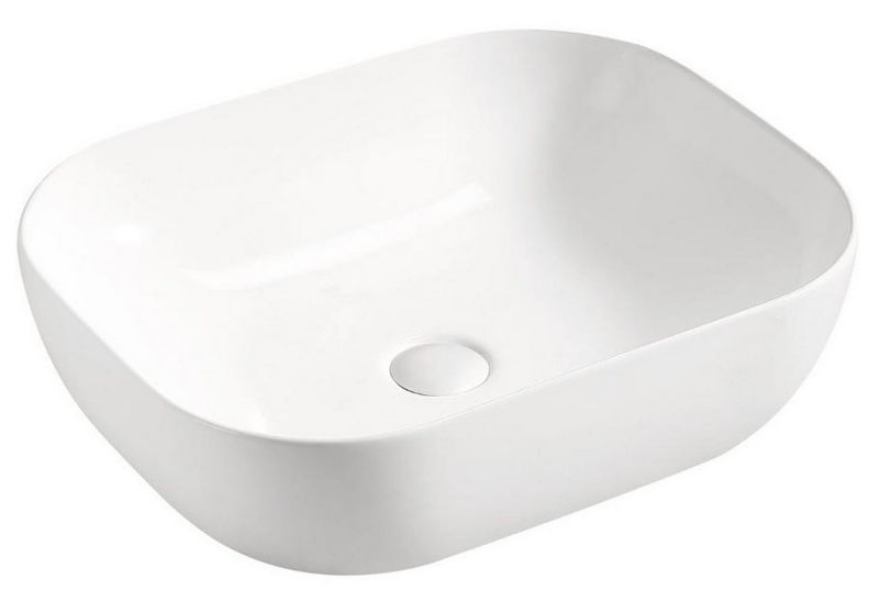 Umywalka nablatowa Comad Smile 50x40 biała 1 szt.