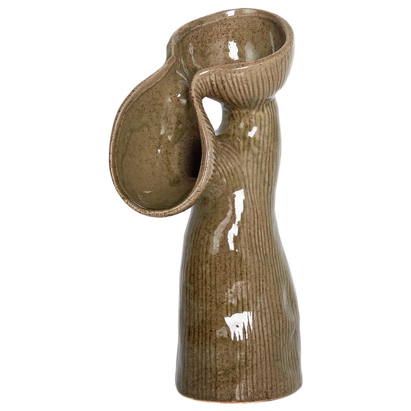 Wazon na kwiaty Calamus Kamionka 28 cm Zielony 1 szt.