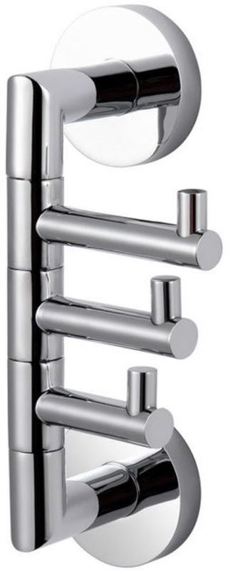 Wieszak na ręcznik Stella Classic potrójny ruchomy chromowy 1 szt.