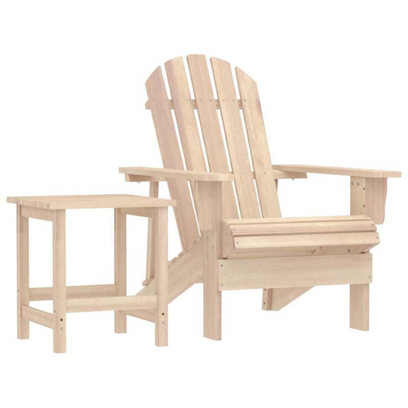 Krzesła ogrodowe Adirondack WaszeMeble drewno beżowy WM-315922 1 kpl