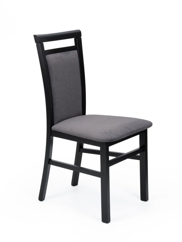 Krzesło bukowe Chairline ANGELO 3 czarne tkanina Portland Black 1 szt.