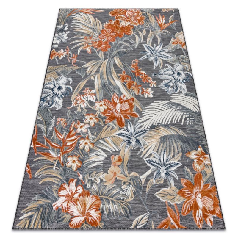 Dywan zewnętrzny Botanic RugsX 137x190 cm czarny D1013 1 szt.