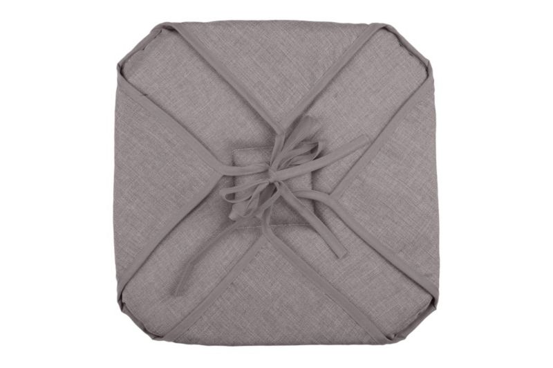 Poduszka na krzesło BEA STOF ozdobna 40x40 cm taupe brąz 1 szt.