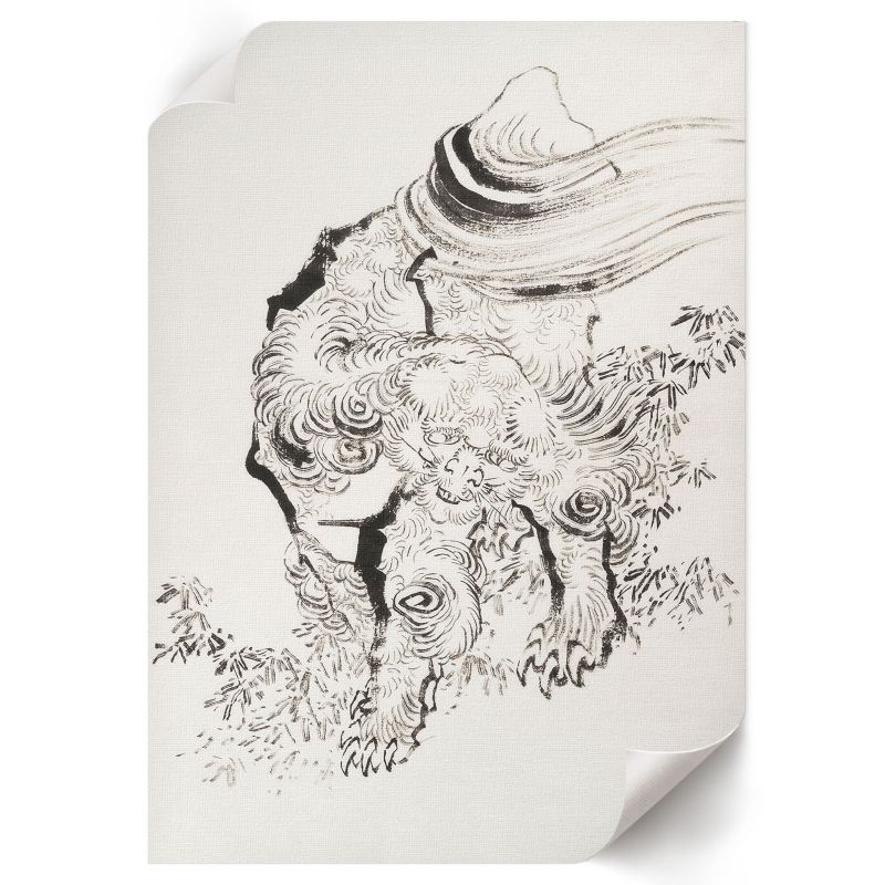 Plakat ArtPrintCave 29,7x42 cm Japoński tygrys Hokusai 1 szt.