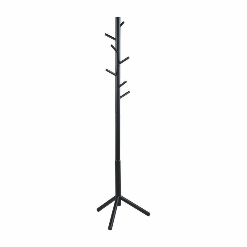Wieszak stojący na ubrania Actona Bremen 7 haków czarny 176x51x45 cm 1 szt.