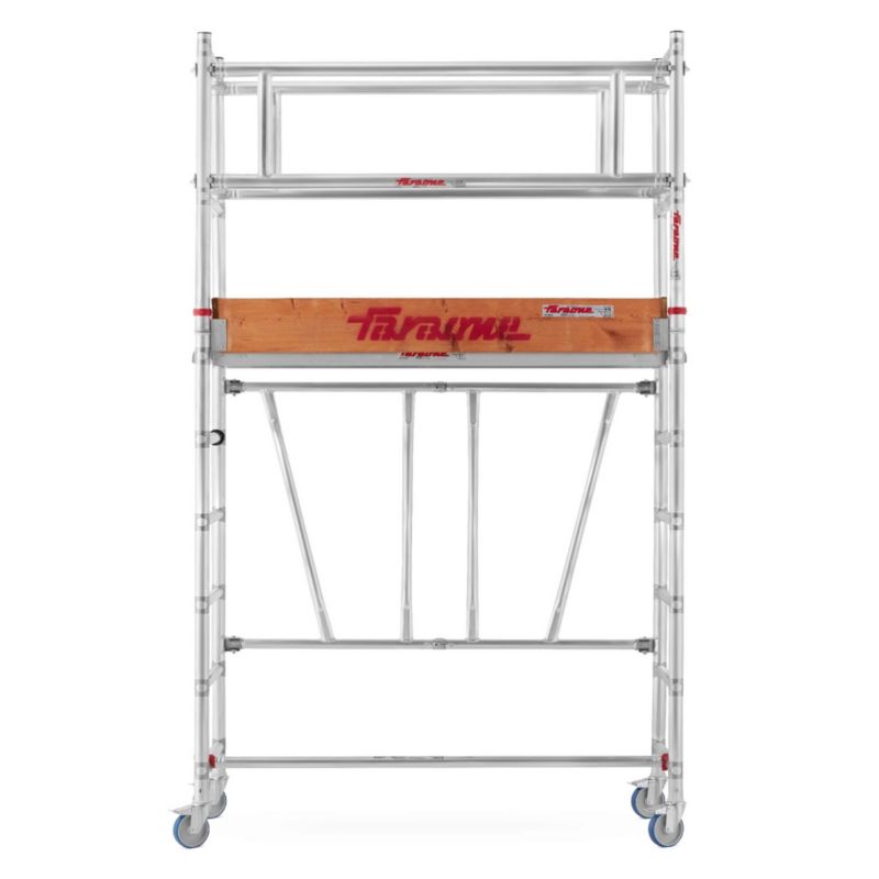 Rusztowanie aluminiowe jezdne składane FARAONE COMPACT XS 160 x 75 cm 160 pakiet A+B - 3,70 m 1 szt