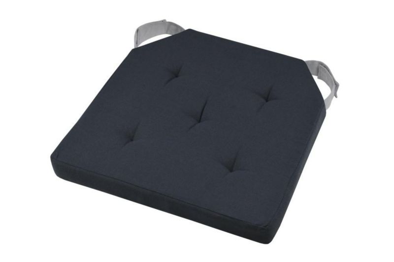 Poduszka na krzesło DUO Stof 38x38 cm antracytowy kwadratowa 1 szt.