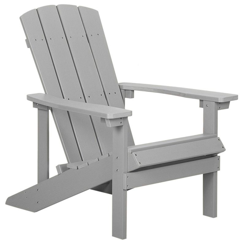 Krzesło ogrodowe Adirondack Jasnoszary 1 szt.