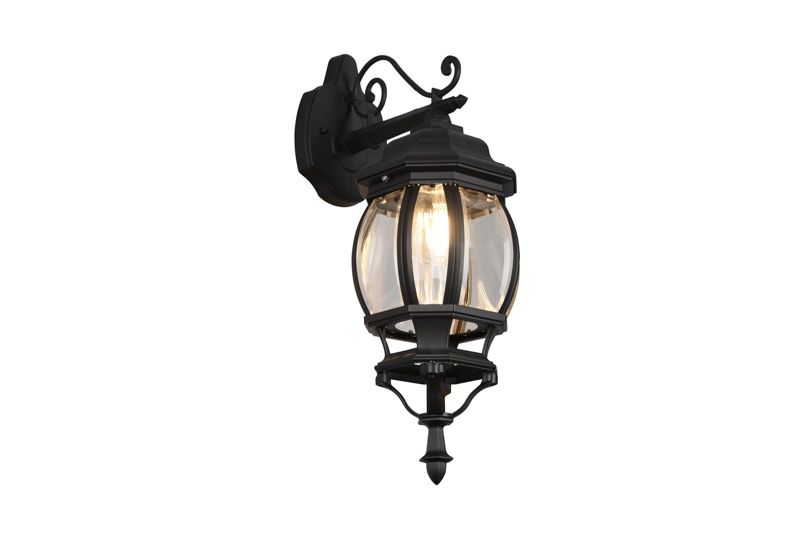Kinkiet zewnętrzny Trio ELVO czarny 1xE27x60W IP23 wym:49,5x18x24,5 cm - 1 szt.