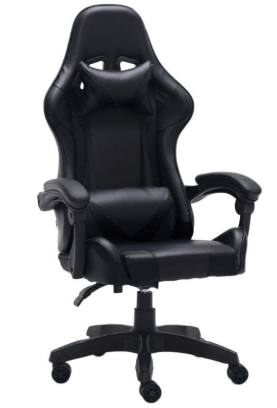 Fotel Obrotowy Topeshop Gamingowy Krzesło Remus Czarny 62x66x125 cm 1 szt.