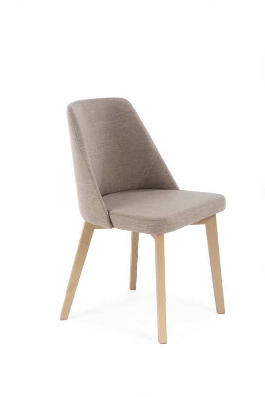 Krzesło tapicerowane Chairline FLAVIO 1 beżowe tkanina Inari 26 nogi dąb artisan 1 szt.