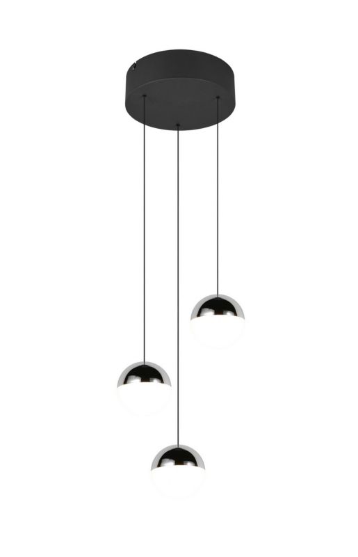 Lampa wisząca RL SENTA czarna-chromowana-biała LED 5W 4000K 800 lm IP20 - 1 szt.
