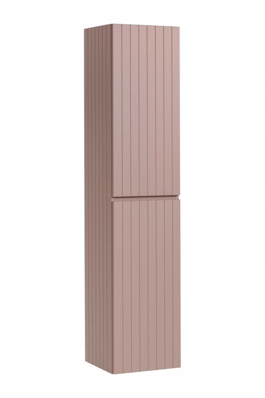 Słupek łazienkowy wiszący Furnidea 160 cm różowy ryflowany Iconic Rose 1 szt.