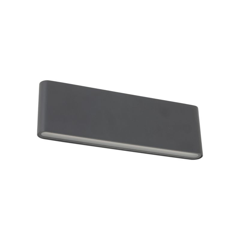 Kinkiet zewnętrzny Tk Lighting Arwena L ogrodowy płaski grafitowy szary LED Ip 54 - 1szt.