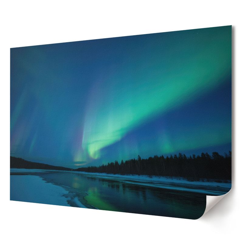 Plakat Wallfluent Format A4 Zorza polarna Artysta Into 1 szt.