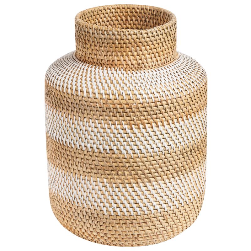 Wazon dekoracyjny Renun Ceramika 36 cm Naturalny 1 szt.