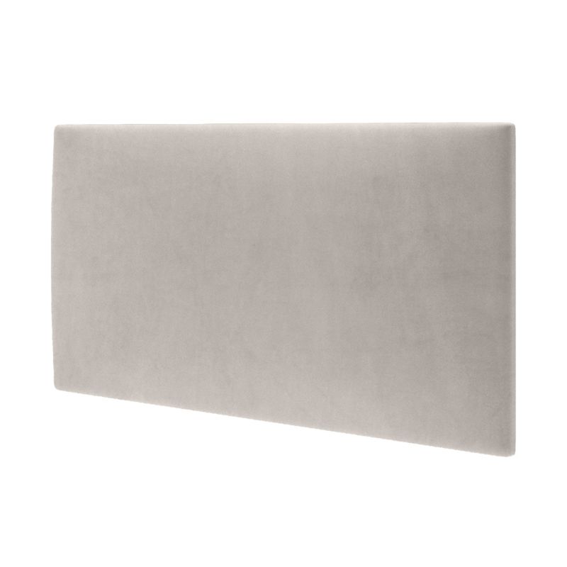 Panel tapicerowany ścienny Stegu wezgłowie 60x30 cm Jasnobeżowy welur - akustyczny, dekoracyjny 1 szt.