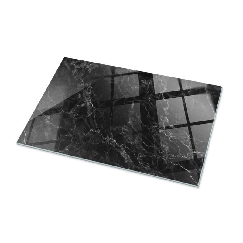 Szklany Blat ArtPrintCave 100x70 cm Wzór marmurowy z żyłkami Stolik Kawowy Na Taras Ogród Zimowy Styl 1 szt.