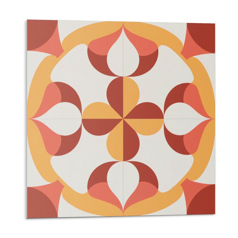 Kafelki samoprzylepne Wallfluent 20x20 cm Abstrakcyjna kompozycja kształtów 20 szt.