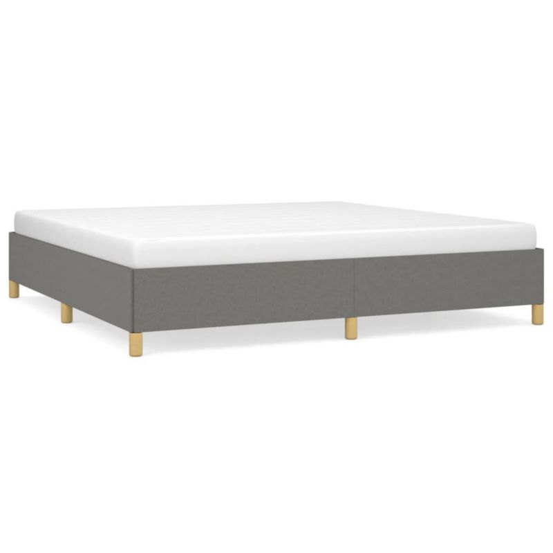 Łóżko tapicerowane WaszeMeble 200x200 cm ciemnoszara WM-347190 1 szt.