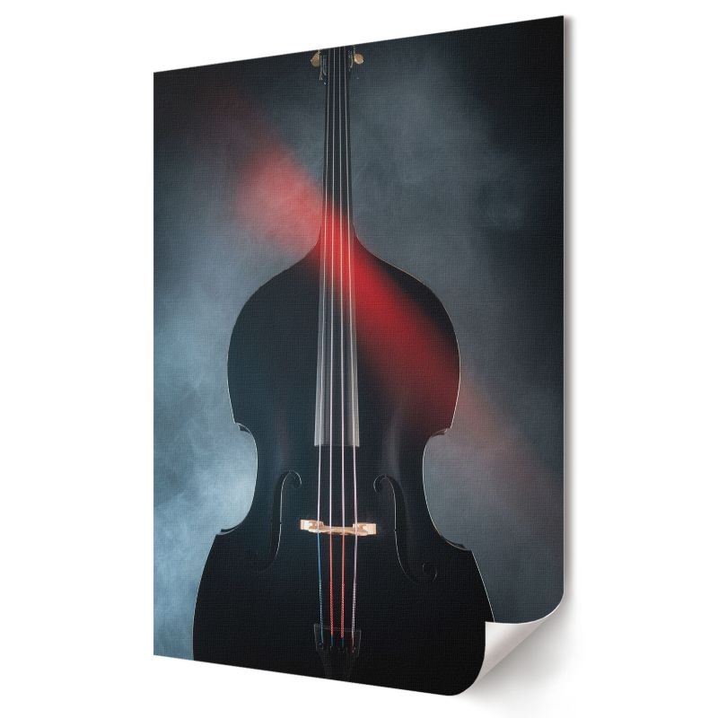 Plakat na ścianę Wallfluent Format A2 Czarne skrzypce Kolektyw Parallel Form 1 szt.