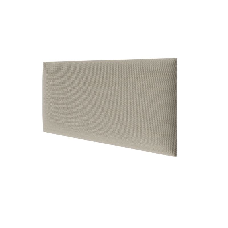 Panel tapicerowany ścienny Stegu wezgłowie 60x30 cm Beżowy welur - akustyczny, dekoracyjny 1 szt.
