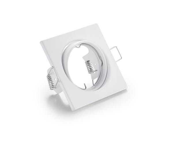 Oprawa sufitowa wpuszczana Trio Jura biała ruchoma 1 x GU10 x 15W IP20 wym: 8 x 8 cm kwadratowa - 1 szt.