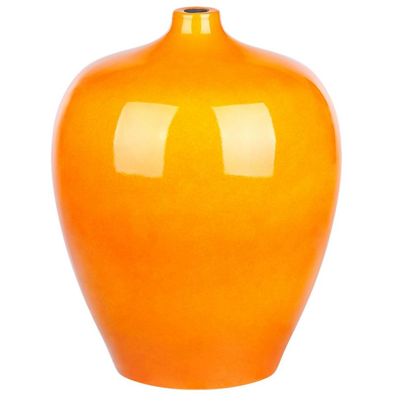 Wazon na kwiaty Terrasa Ceramika 37 cm Pomarańczowy 1 szt.