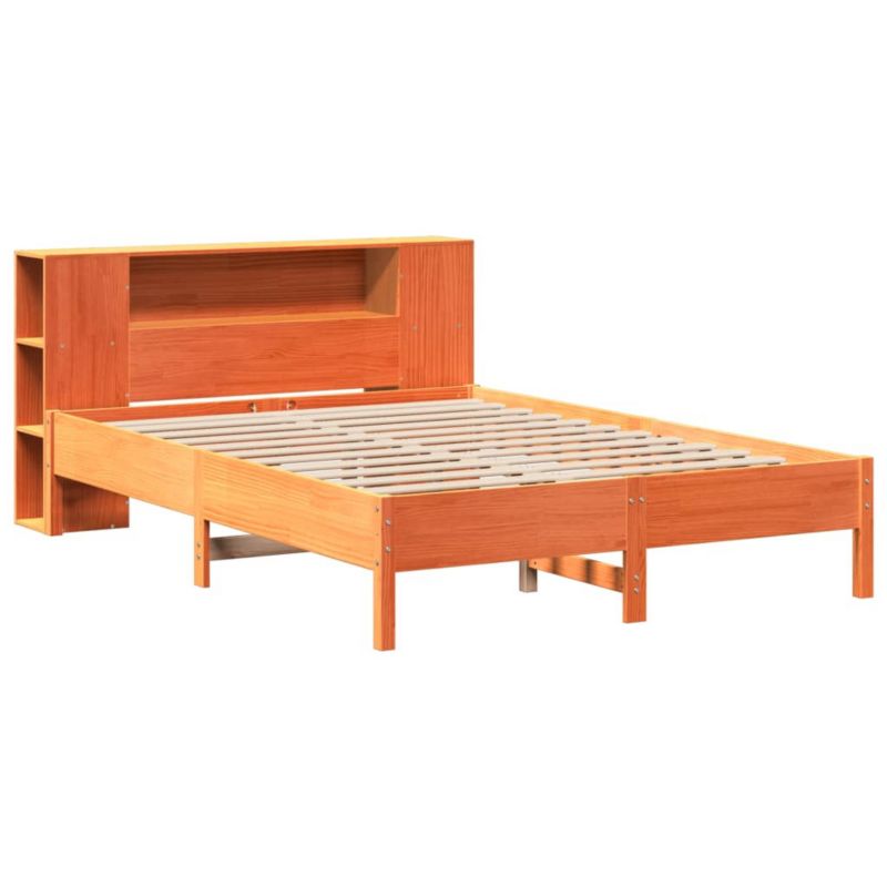 Łóżko drewniane WaszeMeble 140x200 cm brązowe WM-3322833 1 szt.