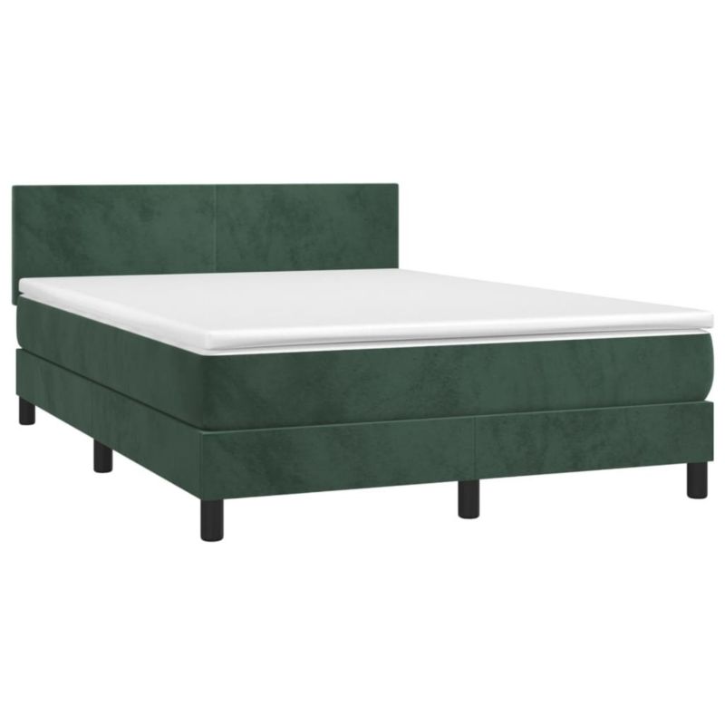 Łóżko kontynentalne WaszeMeble 140x190 cm zielony WM-3134282 1 szt.