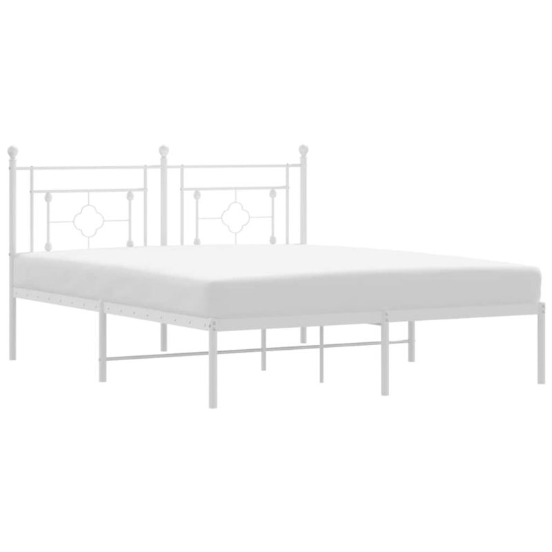 Łóżko metalowe WaszeMeble 160x200 cm biały WM-374391 1 szt.