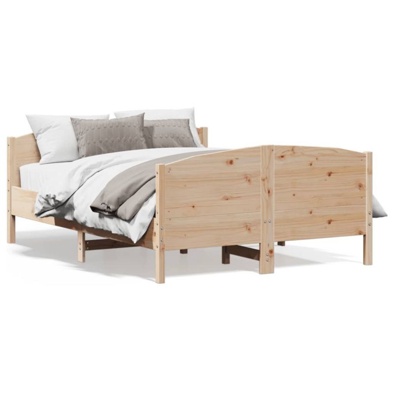 Łóżko drewniane WaszeMeble 120x190 cm brązowe WM-3216185 1 szt.