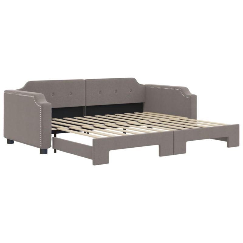 Łóżko dzienne WaszeMeble 80x200 cm rozsuwane brązowe WM-3197632 1 szt.