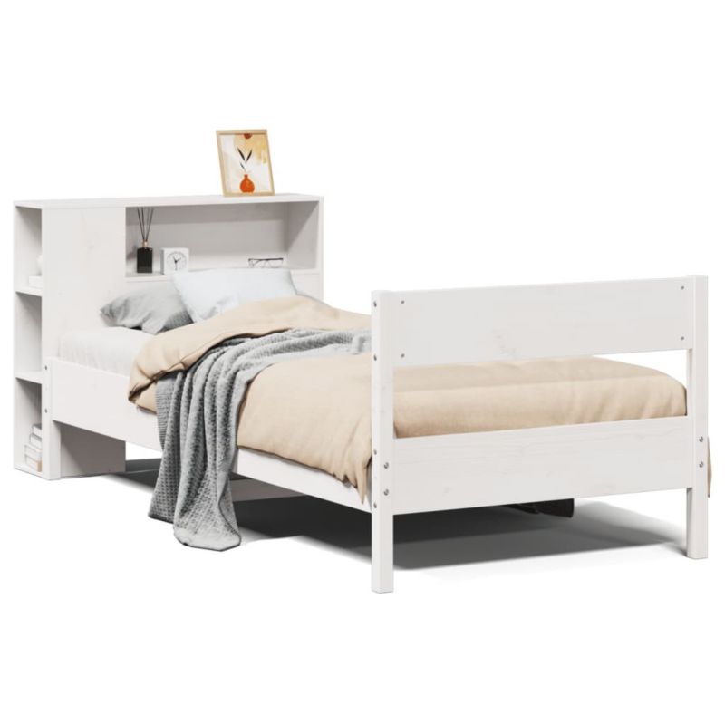 Łóżko drewniane WaszeMeble 75x190 cm białe WM-3322973 1 szt.